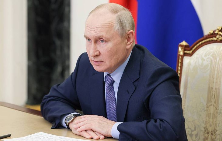 Tổng thống Vladimir Putin nói sẵn sàng đối thoại với thủ tướng Đức nhưng phải hiệu quả - Ảnh: TASS
